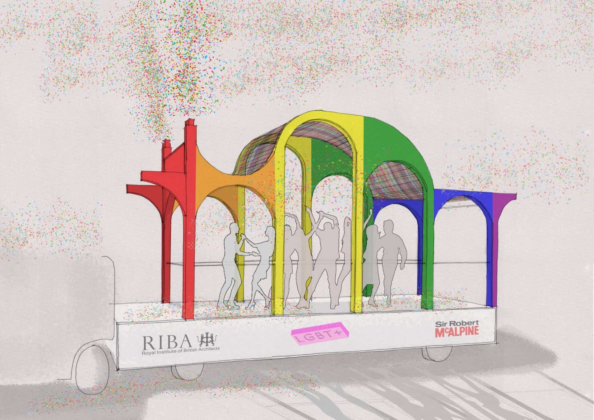 LFA and Architecture LGBT+ announce shortlist for Pride in London float